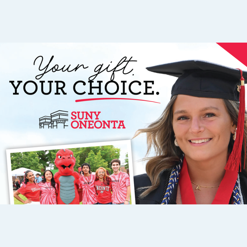 Your gift your choice SUNY Oneonta
