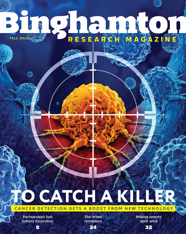 Cover of Binghamton Research Magazine Fall 2025